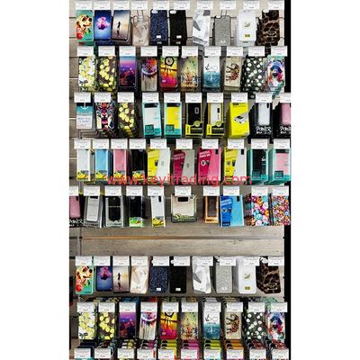 Mobile Phone Shop Furniture Stand Slatwall And Led Light Cell Phone Accessory Display Cabinet