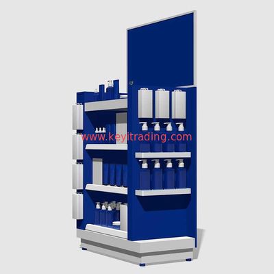 Retail Store Floor Makeup Stand Skin Care Product Cosmetic Display Shelf