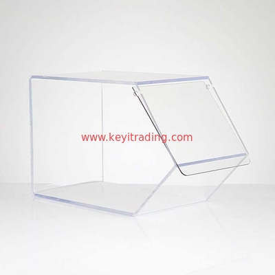 Custom Size Pick And Mix Bulk Candy Bin Clear Acrylic Box With Lid
