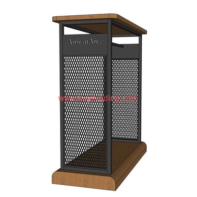 Clothing Store Metal Display Rack Floor Apparel T-Shirt Display