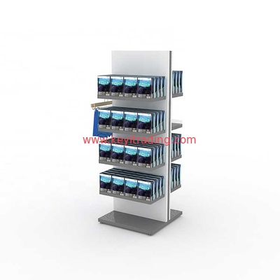 Underwear Shop Double Sided 8 Shelves Retail Men Lingerie Display Stand