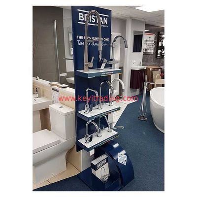 Modern POP Floor Standing Metal Water tap Faucet Display Stand