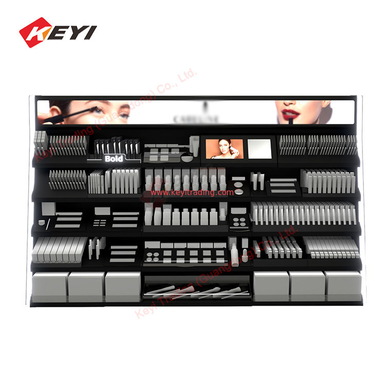 Display rack multi-layer container shelf beauty salon product display stand cabinet Skin care cosmetics display cabinet