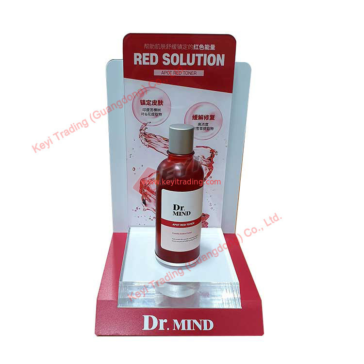 Factory Sale New Design Customized Acrylic Display Makeup Shop Cosmetic Counter Top Perfume Display