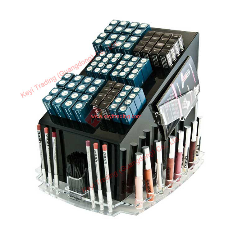 Multi-grids Acrylic Lipstick Storage Box Cosmetic Stand Holder Clear Makeup nail polish Organizer Acrylic Display