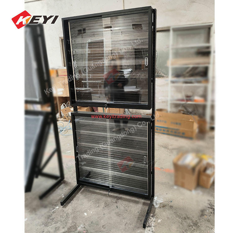 Collectible Card Display Stand Metal Trading Card Display Case with Clear Acrylic for Baseball Sports Card Collection