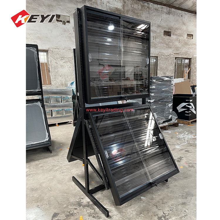 Premium Graded Cards Display Frame Case FloorStanding Metal Acrylic Rails Trading Card Display Single Card Showcase