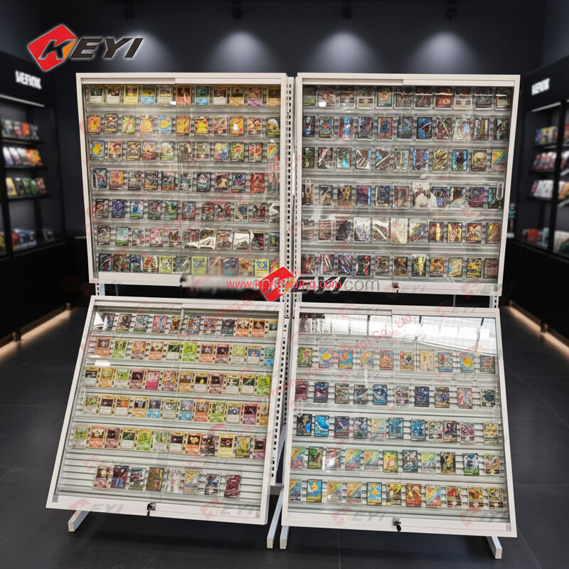 Clear Acrylic Display Graded Card Rack Sports Baseball Football Basketball Trading Collecting Display for PSA Cards Pokemon Cards