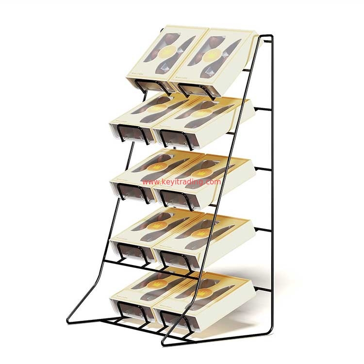 Countertop 5 Tier Metal Wire Snake Rack Chocolate Display Stand