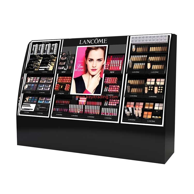 Large Luxury Led Light Makeup Shop Furniture Cosmetics Display Cabinet