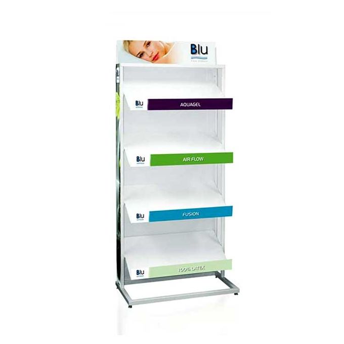 Стеллаж для выставки товаров подушки