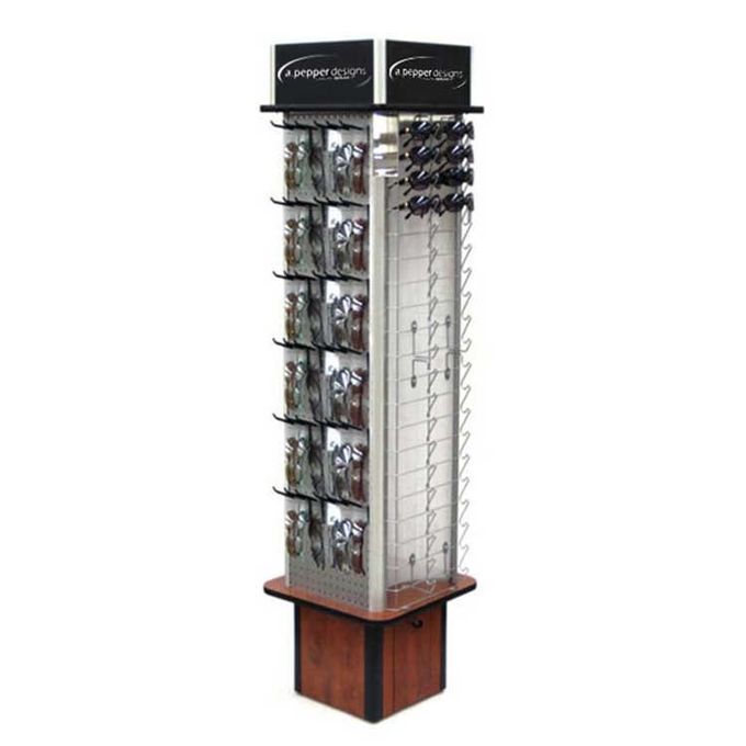 Стеллаж для выставки товаров солнечных очков